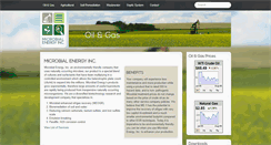 Desktop Screenshot of microbialenergyinc.com